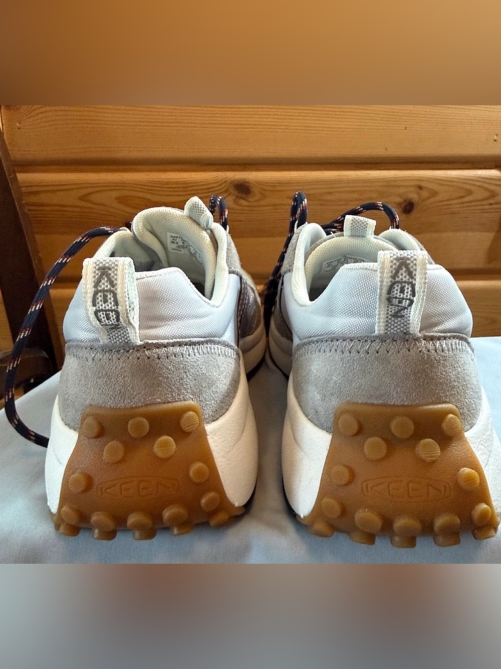 Ladies Keen KS86 Retro Suede Sneakers in Alloy/Toadstool Color NWOT size 8 - Picture 5 of 10